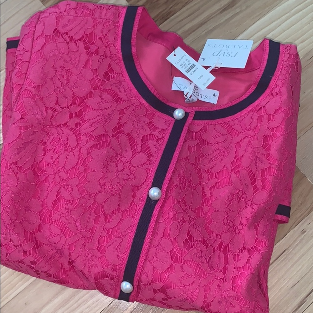 talbots button up jacket - Picture 3 of 4